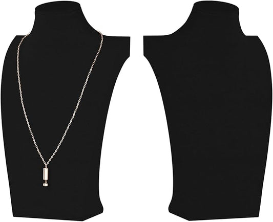 Necklace Bust Display Stand, Necklace Holder, Pendant Chain Necklace Organizer by KunGe