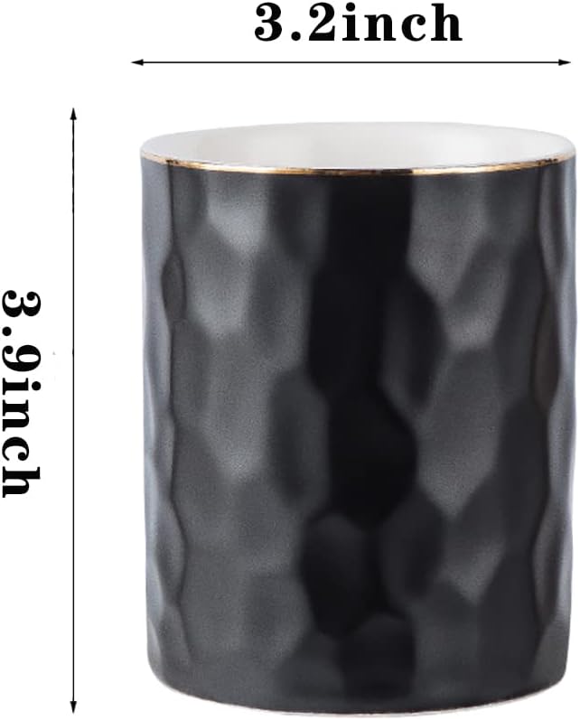 Ceramic Pen Holder Stand Cup Pencil Holder Organizer Makeup Brush Holders - Image 3