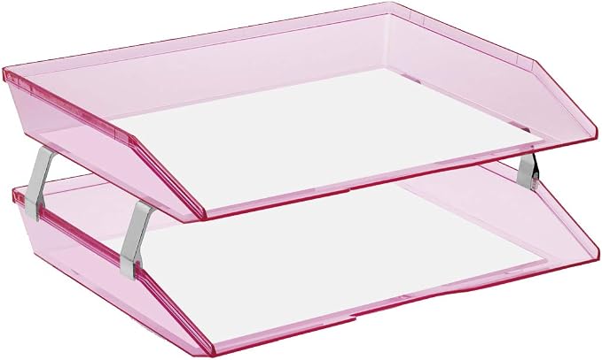 Acrimet Facility 2 Tier Letter Tray, Side Load, Letter Size/A4, Desktop File - Image 2