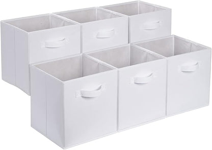 Amazon Basics Collapsible Fabric Storage Cubes Organizer by AmazonBasics