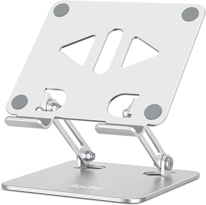Tablet Stand Holder for Desk, Adjustable Desktop Tablet Holder, Foldable by Aoviho