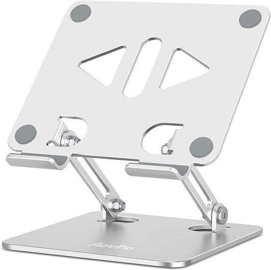 Tablet Stand Holder for Desk, Adjustable Desktop Tablet Holder, Foldable by Aoviho