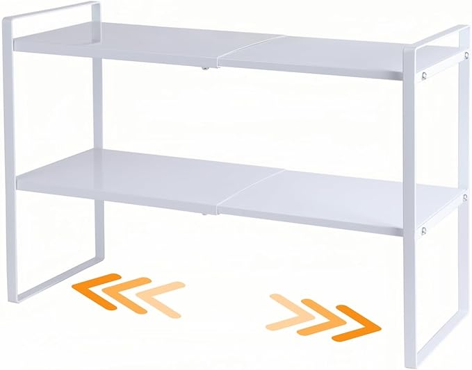2-Tier Expandable Organizer Shelf by LJHFUQHUHU