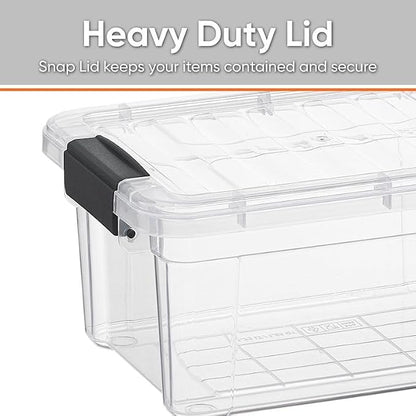 Superio Clear Plastic Storage Bin - Image 3