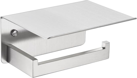 APLusee Brushed Nickel Toilet Paper Holder by APLusee