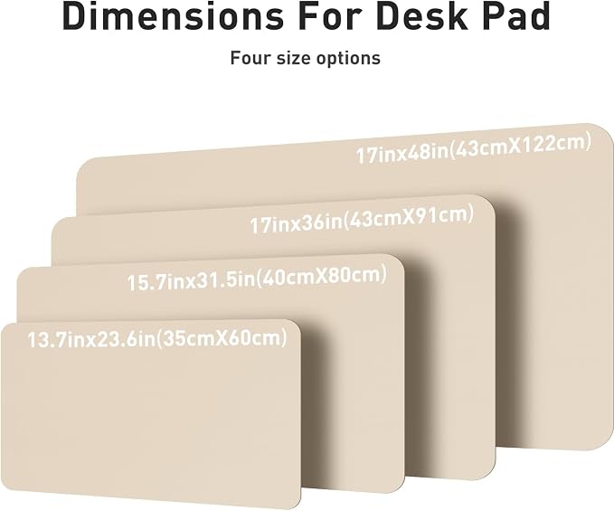 Aothia Leather Desk Pad Protector, Office Desk Mat, Large Mouse Pad, Non-Slip - Image 7
