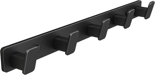 Black Coat Rack Wall Hooks for Hanging Heavy Duty Door Hooks by Dancrul