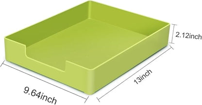 Letter-Size Tray, Desk Drawer Organizer, A4 Plastic Paper Tray - Image 2