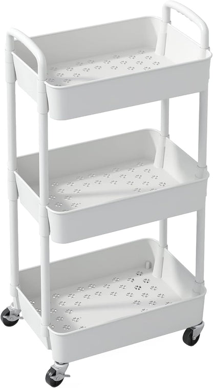 Sywhitta 3-Tier Plastic Rolling Utility Cart - Image 8