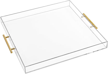 Extra Large Clear Acrylic Serving Tray by Unknown