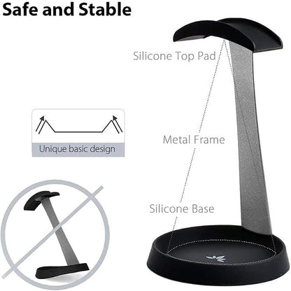 Avantree HS102 - Metal & Silicone Headphone Stand Hanger - Image 2