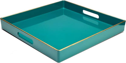Spsyrine Green Decorative Serving Tray by Spsyrine