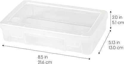 IRIS USA Pencil Case Boxes, |Made in USA|, Plastic Bead Organizing Containers - Image 2