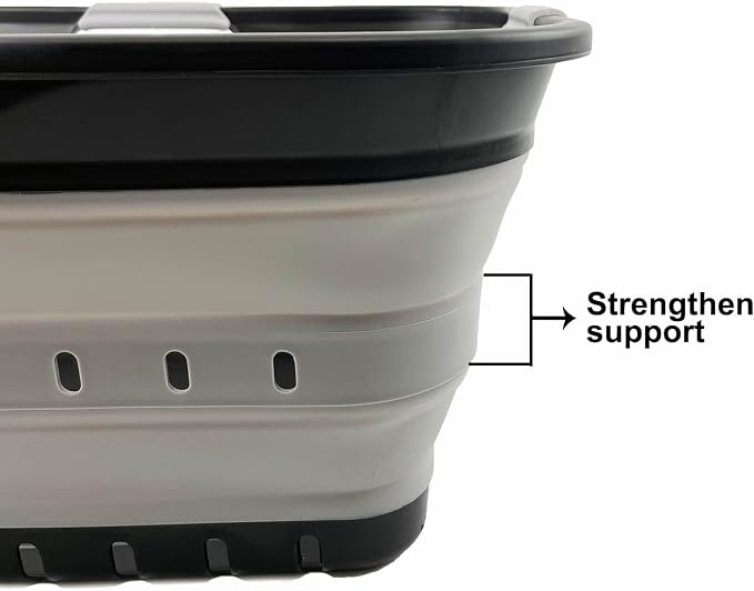 SAMMART 42L Collapsible Plastic Laundry Basket - Image 6