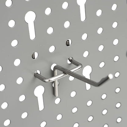 Wall-Mounted Peg Boards 4-Pack 15.7"x22.8" Steel - Image 8