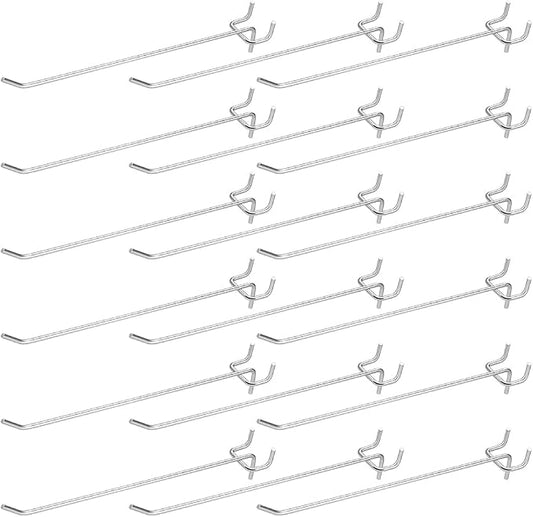 200 Pack Pegboard Shelving Hooks, 8 Inch Stainless Steel Pegboard Hooks Hanging by INTERWARM
