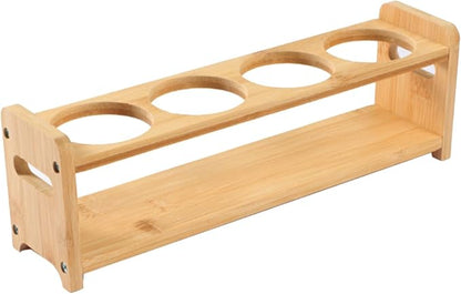 TOPINCN Rack Organizer, Storage Holder Seasoning Storage 4 Holes Shelf by TOPINCN