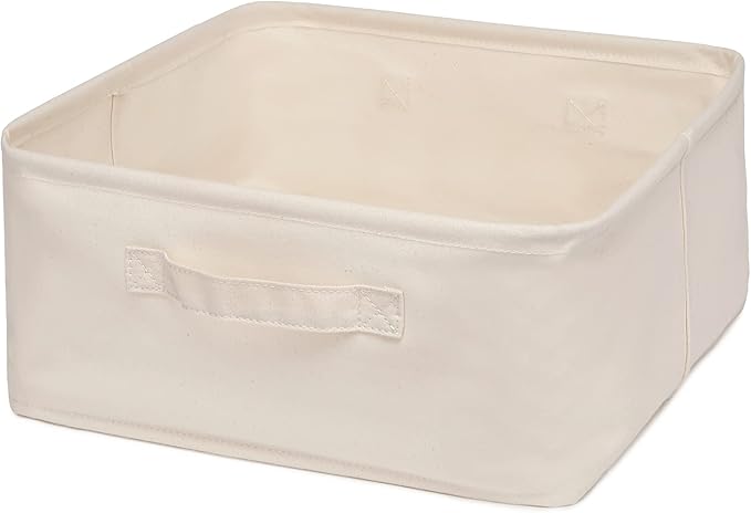 Decorative Basket Rectangular Fabric Storage Bin Organizer Basket by YONBEN