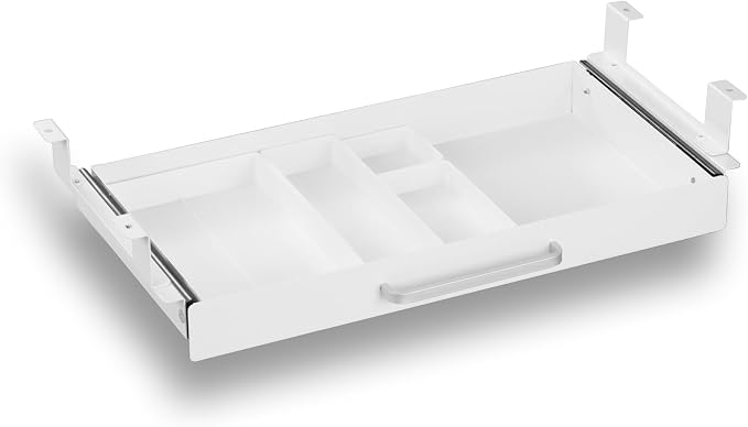 Under Desk Drawer White 21" by OSteedWares
