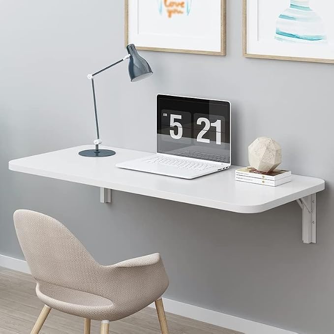 Wall Mounted Folding Table, Stainless Steel Bracket Laundry Folding Table - Image 8