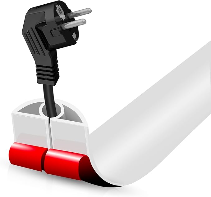 Floor Cord Cover Self Adhesive Cord Hider, 3.3FT Cable Management, Extension by DBHXXMB-HH