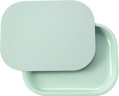 HOKirin Metal Tray with Soft Magnetic Lid, Metal Small Tray with Spill Proof by HOKirin
