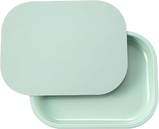 HOKirin Metal Tray with Soft Magnetic Lid, Metal Small Tray with Spill Proof by HOKirin