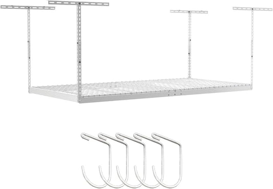 SafeRacks 4x8 Overhead Garage Storage Rack Heavy Duty by SafeRacks