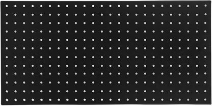 LiebeWH Metal Pegboard Wall Organizer 2 Panels 24x12 Inch Black Heavy Duty Peg - Image 8