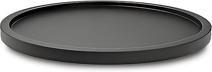 14" Black Bamboo Lazy Susan Organizer Kitchen Turntable by AUAM