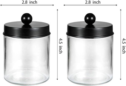 Amolliar Apothecary Jars Bathroom Storage Organizer - Image 7