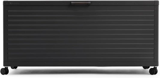 MIRADOR 281 Gallon Outdoor Storage Box Waterproof, Metal Deck Box by Mirador
