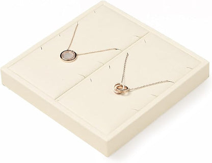 Oirlv Microfiber Jewelry Pendant Display Tray Jewelry Necklace Organizer - Image 6