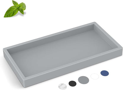 EG-SIPRO High-Grade Thickened Silicone Rectangle Bathroom Vanity Tray by EG-SIPRO