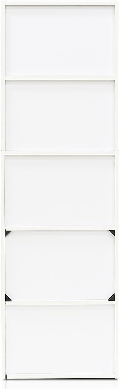 Furinno LUDER Book Shelf, 5-Cube Bookshelf, Bookcase - Image 8
