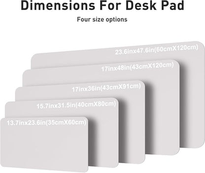 Aothia Faux Leather Desk Mat – Large Mouse Pad, Non-Slip PU Leather Blotter - Image 5