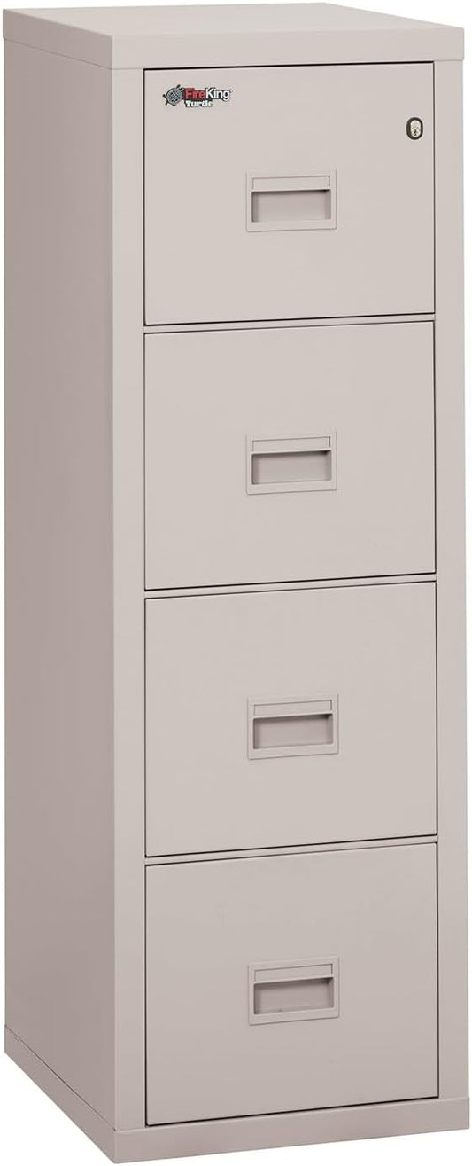 FireKing Turtle Vertical 4 Drawer Legal and Letter Fire Safe File Cabinet by FireKing