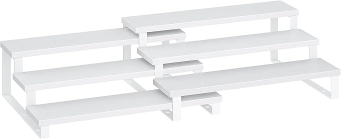 SONGMICS Display Risers, 3-Tier Cupcake Stand Holder, Spice Rack, Shelf Risers by SONGMICSbySONGMICSHOME