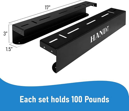 HandT USA Based Overhead Garage Storage Rack, Ceiling Tote Bin Organization - Image 6