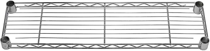 Shelving Inc. 8" d x 30" w Chrome Wire Shelving - Image 3