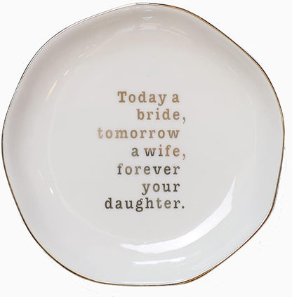 Mother of Bride Ring Dish, Weeding Gifts by VINCOMIC