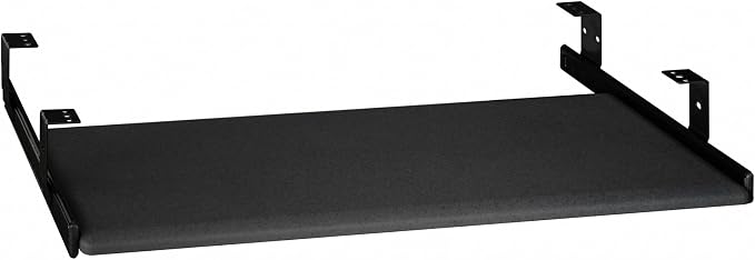 Bush Business Furniture Universal Keyboard Shelf in Black, Desk Accessories by BushBusinessFurniture