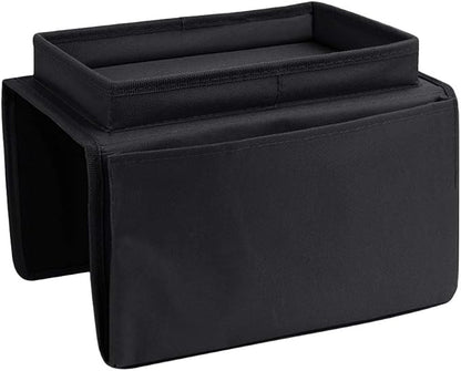 Sofa Armrest Organizer with Cup Holder Tray Chair Arm TV Remote Holder - Image 4