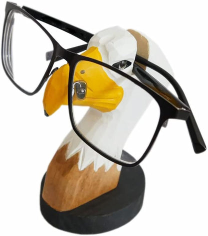Red Dollar Handmade Wood Carved Animal Eyeglass Holder, Cute Sunglasses Display by RedDollar