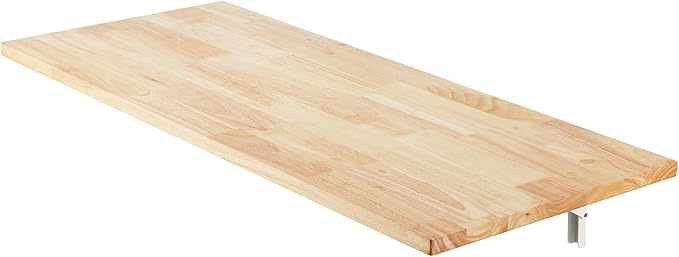 VEVOR Wall Mounted Folding Table, 47.2 x 19.7 inches Wall Mount Table, Floating - Image 9