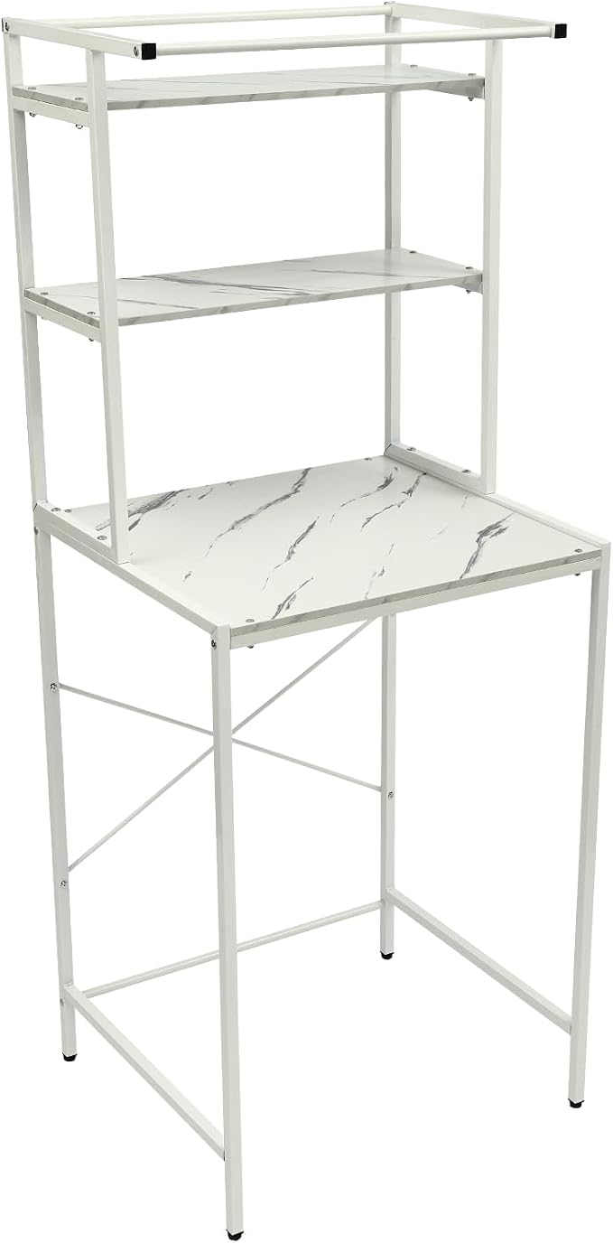 Over Washer and Dryer Shelves, Dryer Storage Shelf, 3 Tiers Laundry Room - Image 7