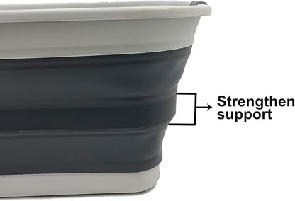 SAMMART 42L Collapsible Plastic Laundry Basket - Image 7