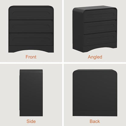 3 Drawer Dressers for Bedroom, Large Modern Dressers - Image 8
