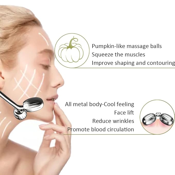 Yeamon Gua Sha Facial Tools and Face Roller Set, Facial Massage Tool - Image 3