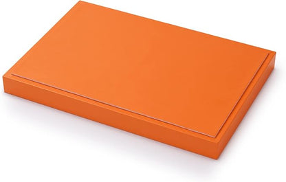 Oirlv Luxury Leather Jewelry Tray Orange Stackable Jewelry Drawer Organizer - Image 8